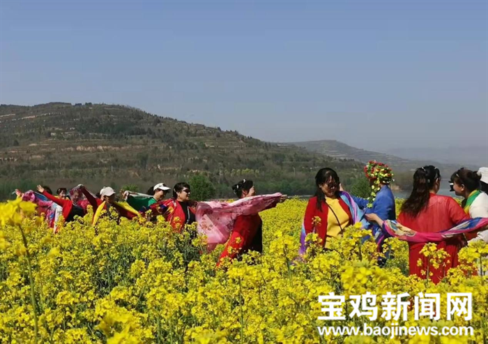 春来宝鸡万紫千红看花海“千湖油菜花海”暨千阳赏花节启动