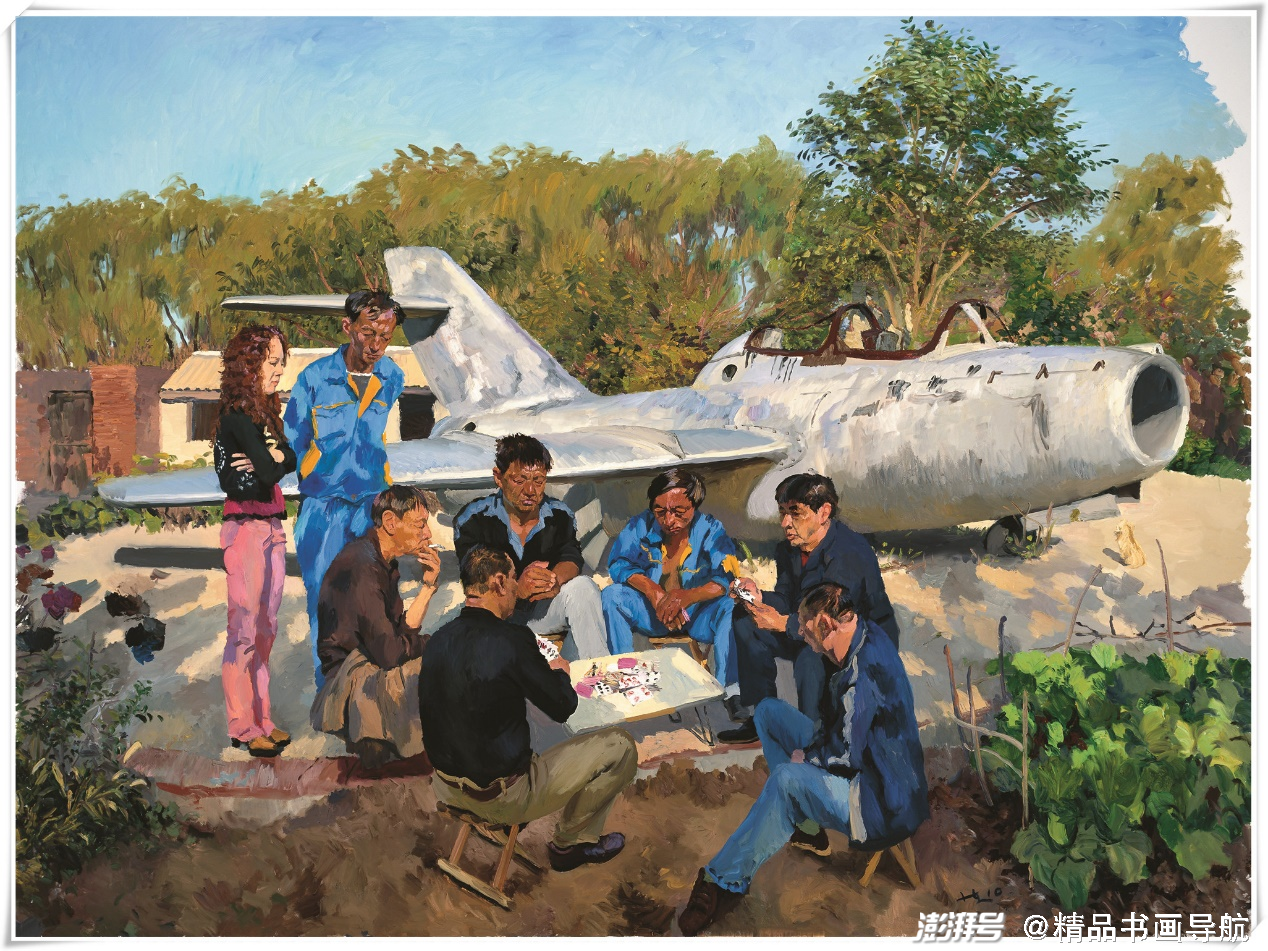 《金城飞机厂》300×400cm 油画 2010年 刘小东