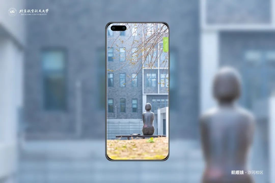 植树播绿正当时北航元气春日壁纸到