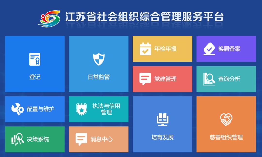 江蘇省社會組織綜合管理服務平臺正式上線運行