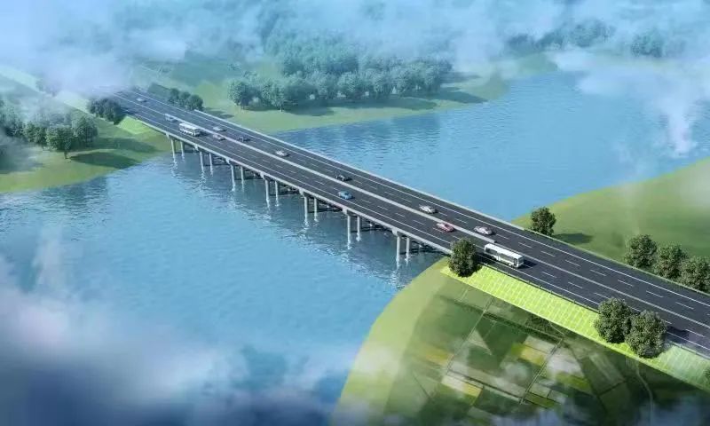 19968公里双向四车道黄石这里将建一条一级公路