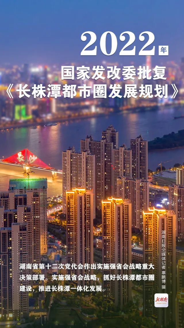 长镜头丨长株潭一体化从1997到2022