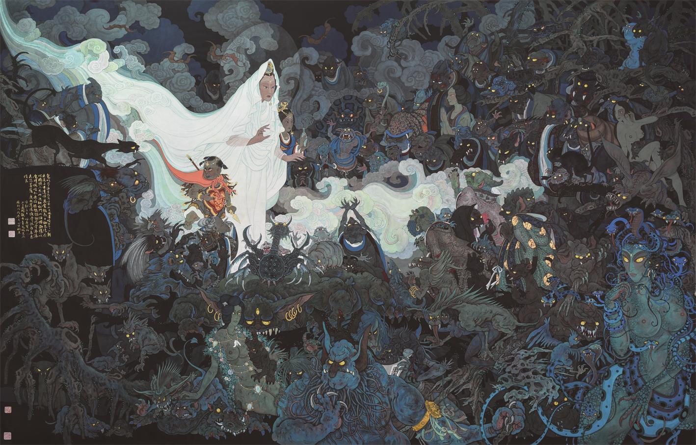 艺术宝松以画为媒展东方艺术之美