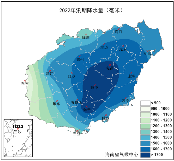 海南气温降水图图片