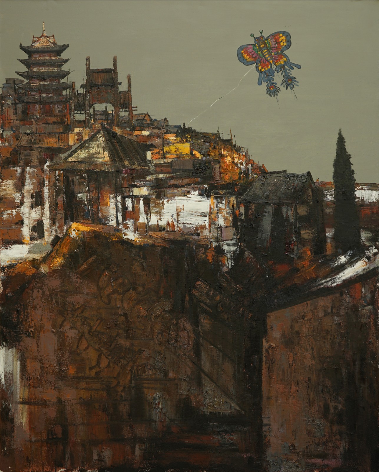 潍坊创建东亚文化之都丨画说风筝潍坊风筝主题油画创作作品展二