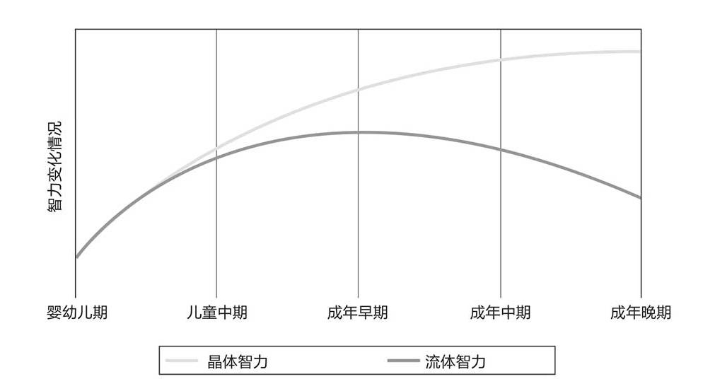 发展心理学家沙因曾进行过大量关于成人智力发展的纵向研究,他认为