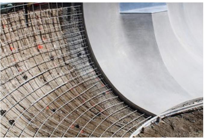 复材资讯新西兰公司为滑板公园改造项目提供柔性玻璃纤维筋