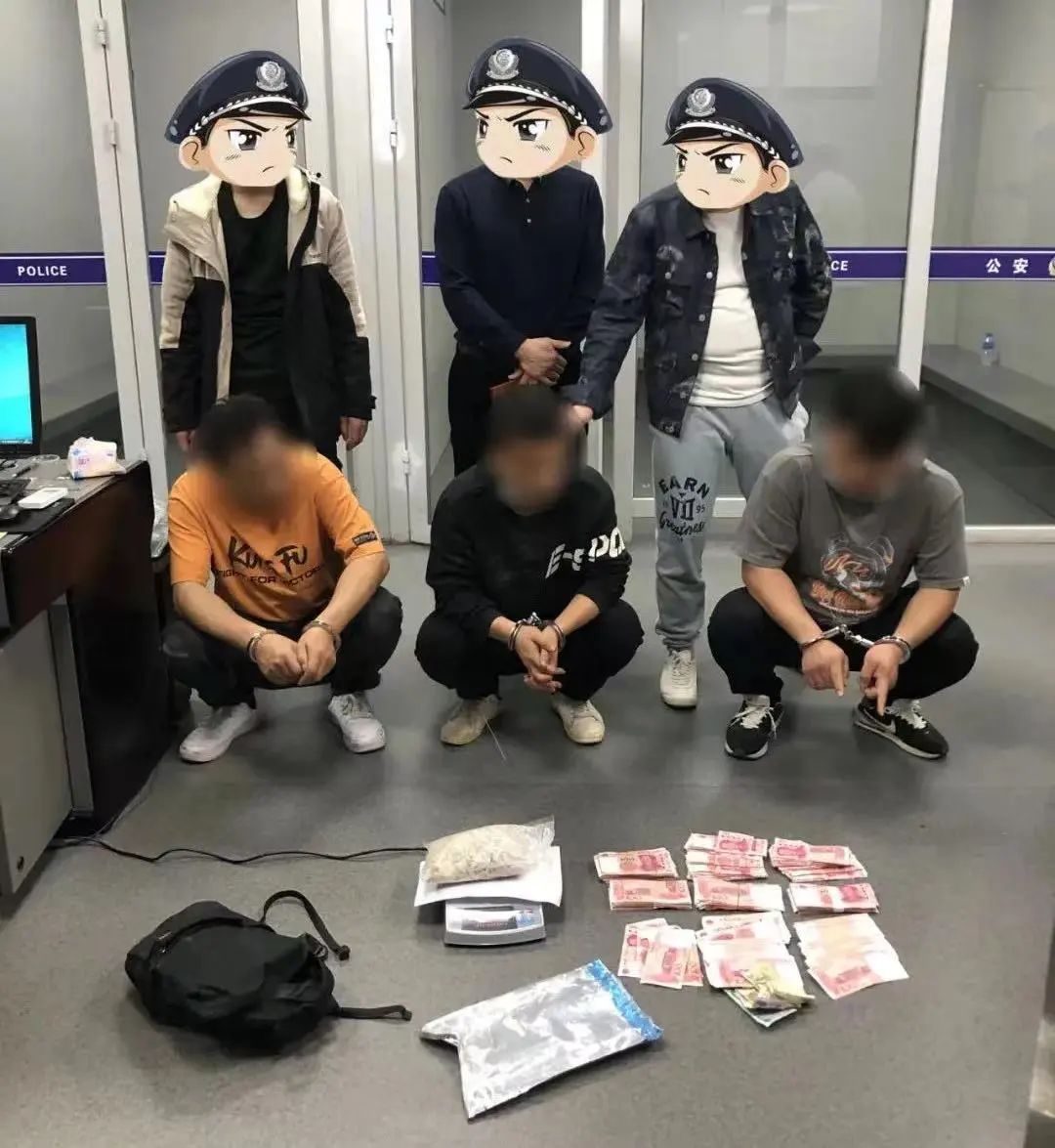 广西北海警方打掉一特大贩毒团伙缴获毒品247公斤13名嫌疑人落网