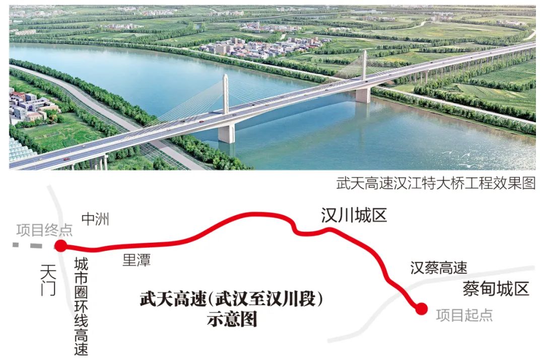 武汉至天门首开直达高速武天高速(武汉至汉川段)开工围绕这一目标,我