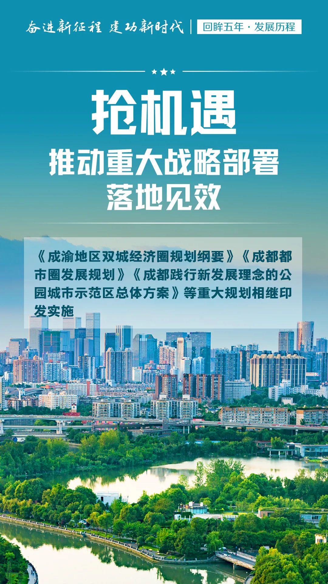 回眸五年十张海报看成都发展关键词