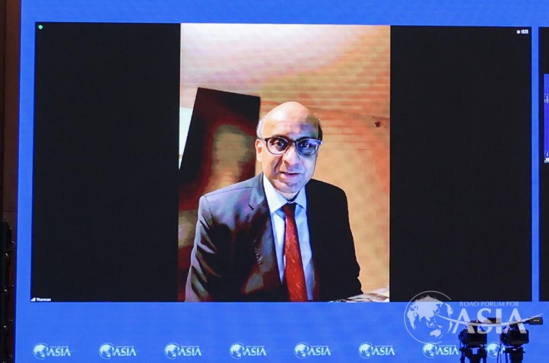 新加坡国务资政尚达曼多边机构要把提供全球公共品看作核心使命