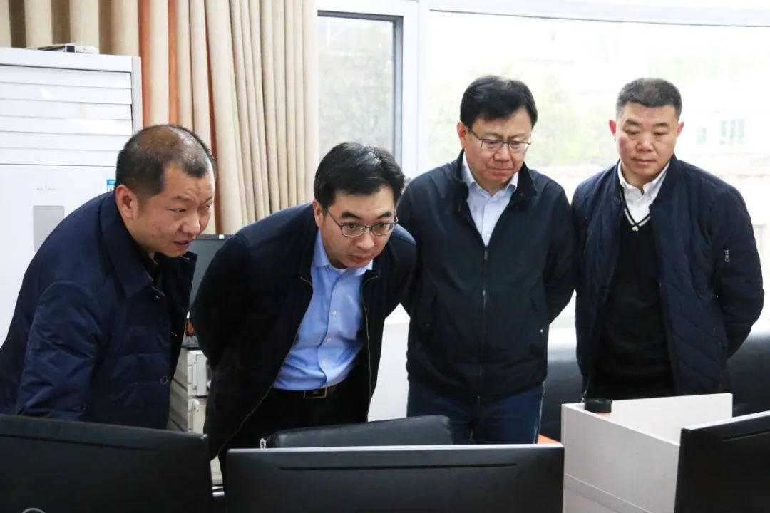 市委市政府领导调研防震减灾工作