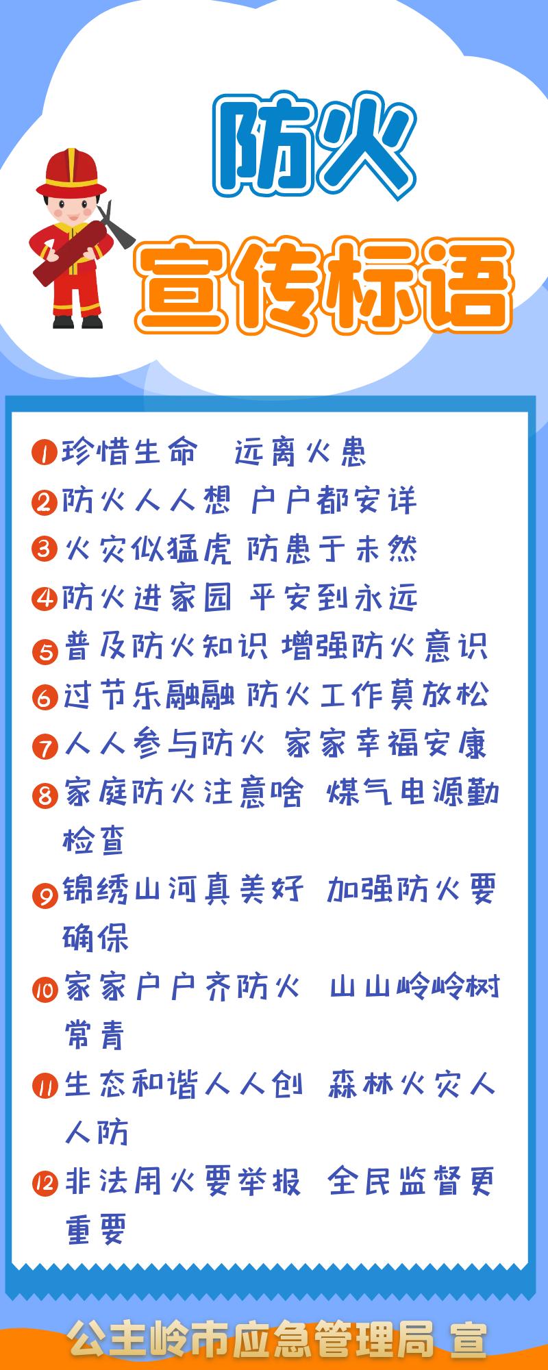 消防安全标语八个字图片