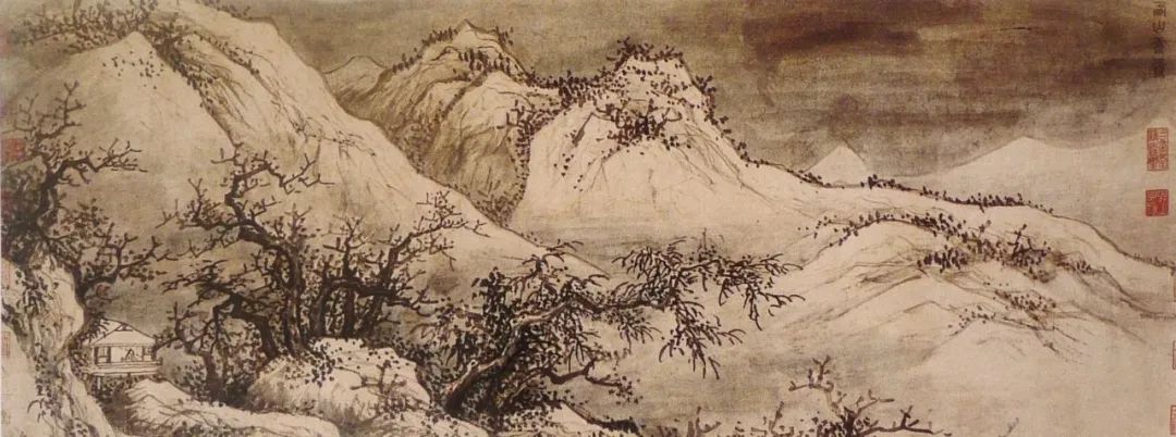 明 王绂《北京八景图卷》,纸本,纵42.1厘米,横2006.