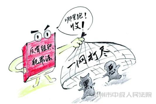 漫画解读反有组织犯罪法六大亮点