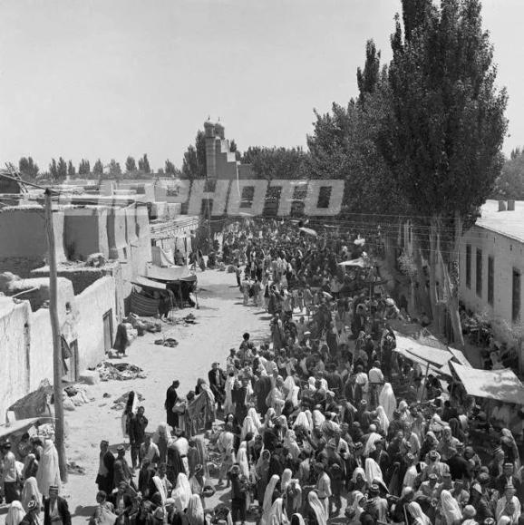 珍稀老照片1950年代的喀什