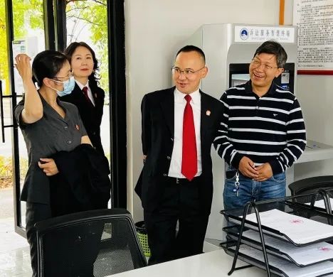 晋法动态昆明中院王锋副院长到晋宁法院督导一站式20工作