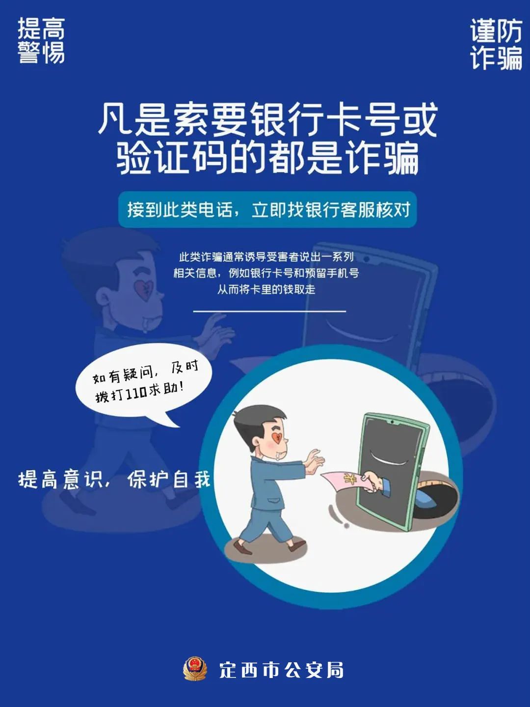 【反电诈宣传】六张海报，教你如何反诈防骗！