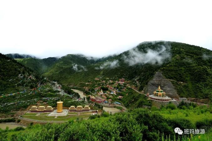 灯塔寺知钦寺珠姆石像三江源第一松——青海树王藏家碉楼班玛原始