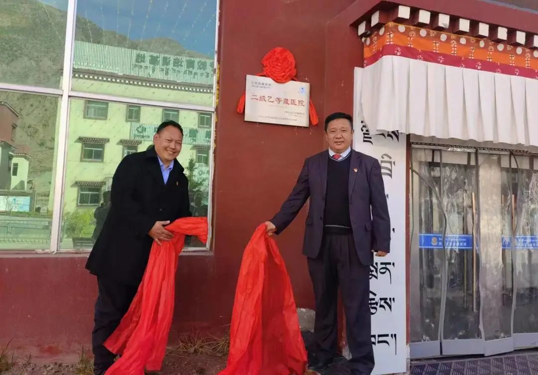 比如县委常委,政府副县长,医疗集团书记扎西维色进行揭牌.