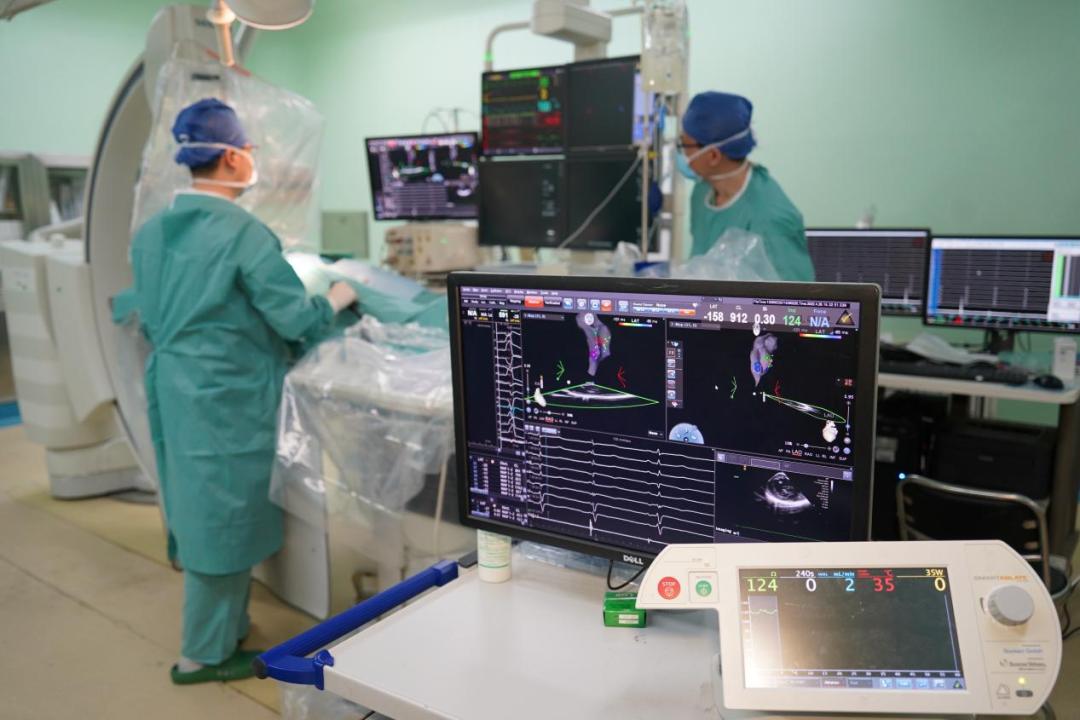 手术全程"零射线",被称为"绿色电生理"