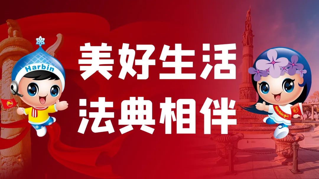 民法典宣传月海报来了跟冰冰夏夏走进民法典