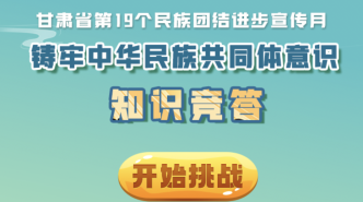 铸牢中华民族共同体意识有奖知识竞答开始啦！