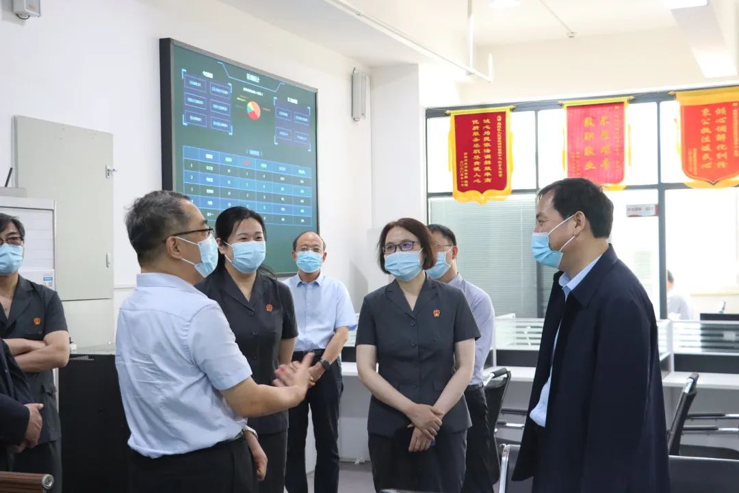 省高院党组成员纪检监察组组长祁建峰一行莅临南阳宛城法院调研