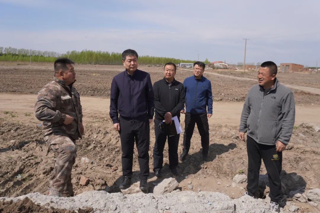 高德军到绥东镇东方村检查指导养殖场建设工作