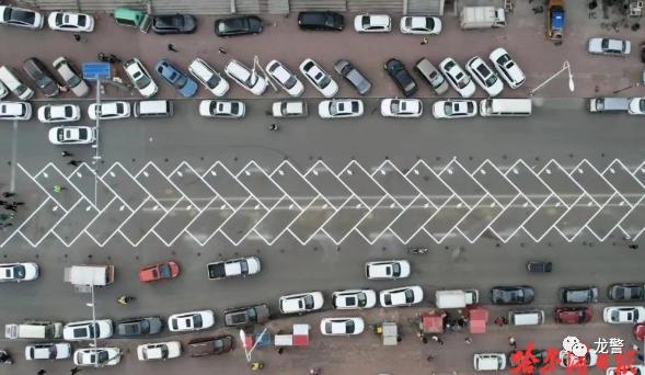 核心使命2022便民实用麦穗式停车位亮相哈尔滨