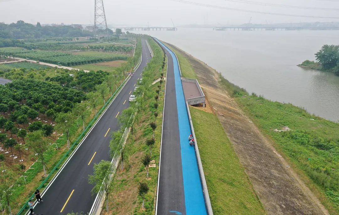 香溪洲上段即将完工，“路坝结合”防洪新模式提升百姓安全感和幸福感