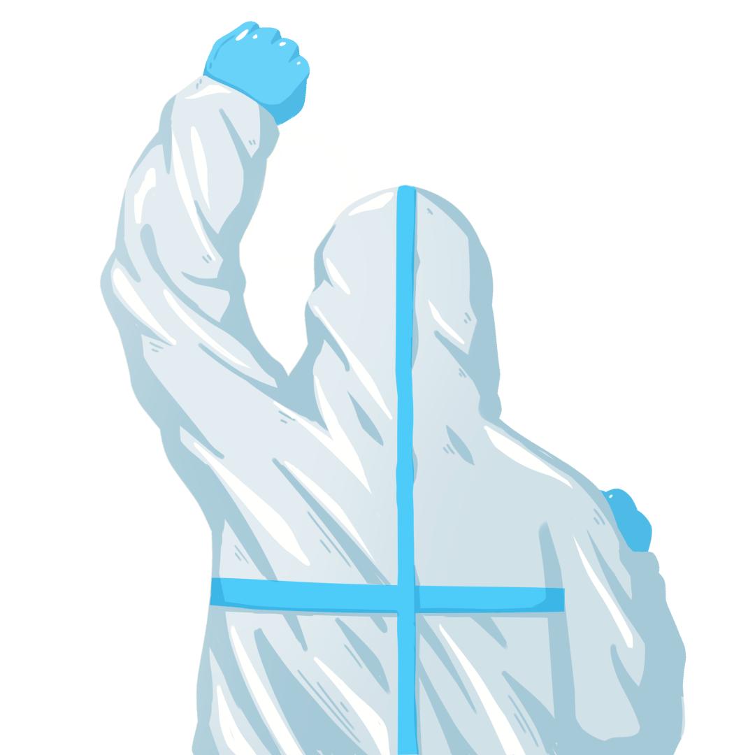 疫线闪光虹口区应急局余桢隔离点内的逆行者