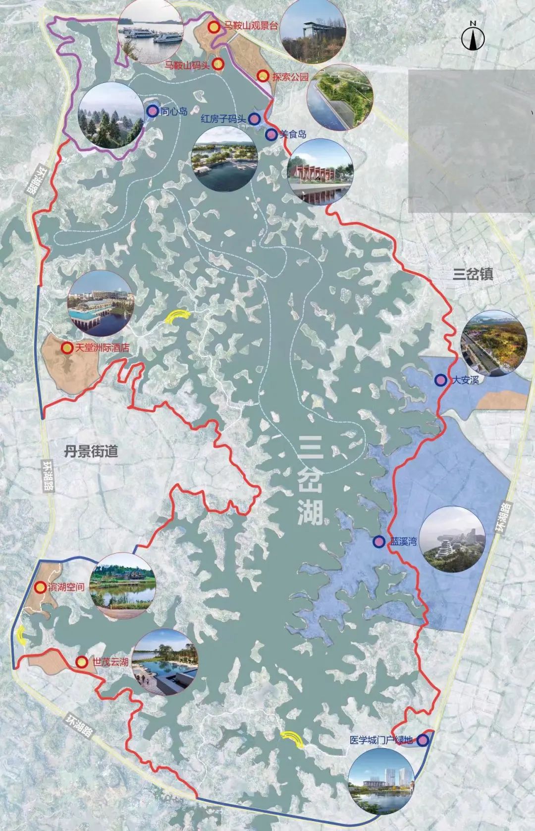 三岔湖上新成都又一环湖马拉松赛道亮相