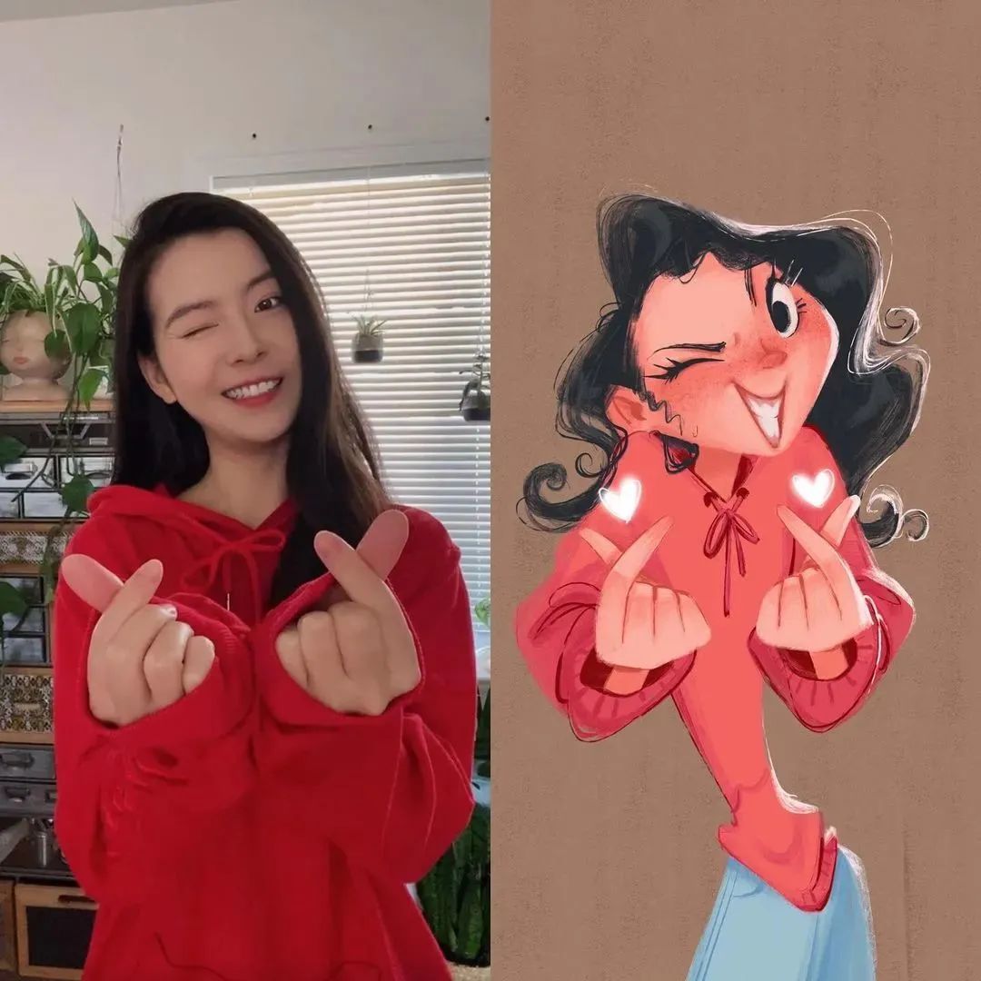 90后女生真人动画火爆网络罗翔为她颁奖网友这是狐狸转世吗