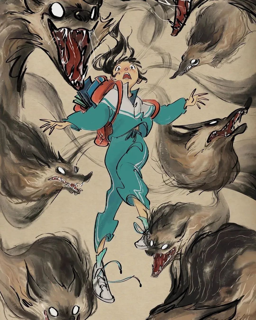 90后女生真人动画火爆网络罗翔为她颁奖网友这是狐狸转世吗