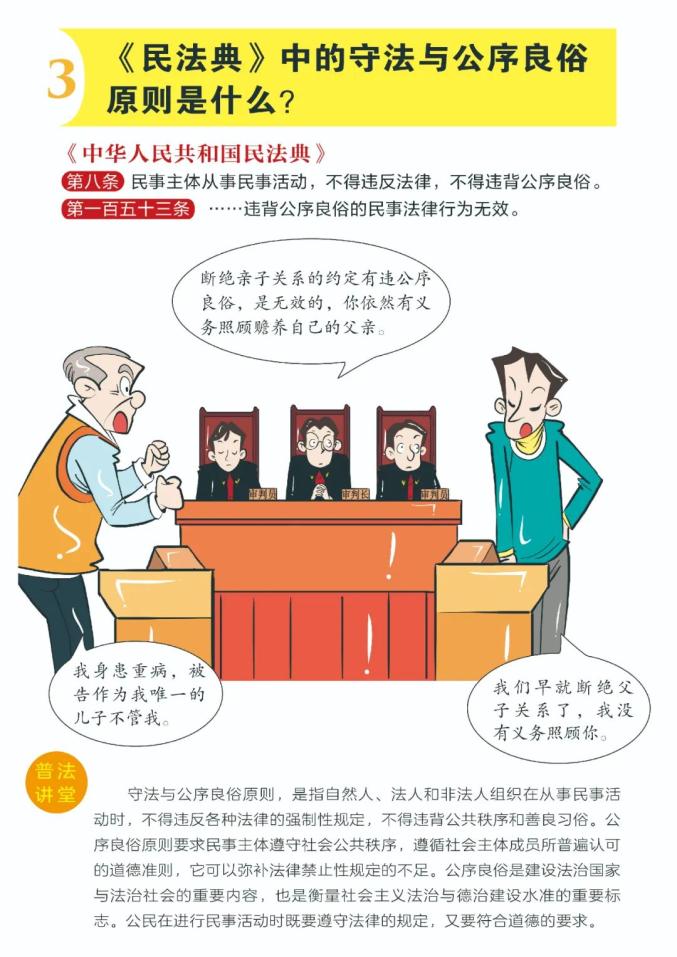 民法典宣传月系列材料之民法典的基本原则