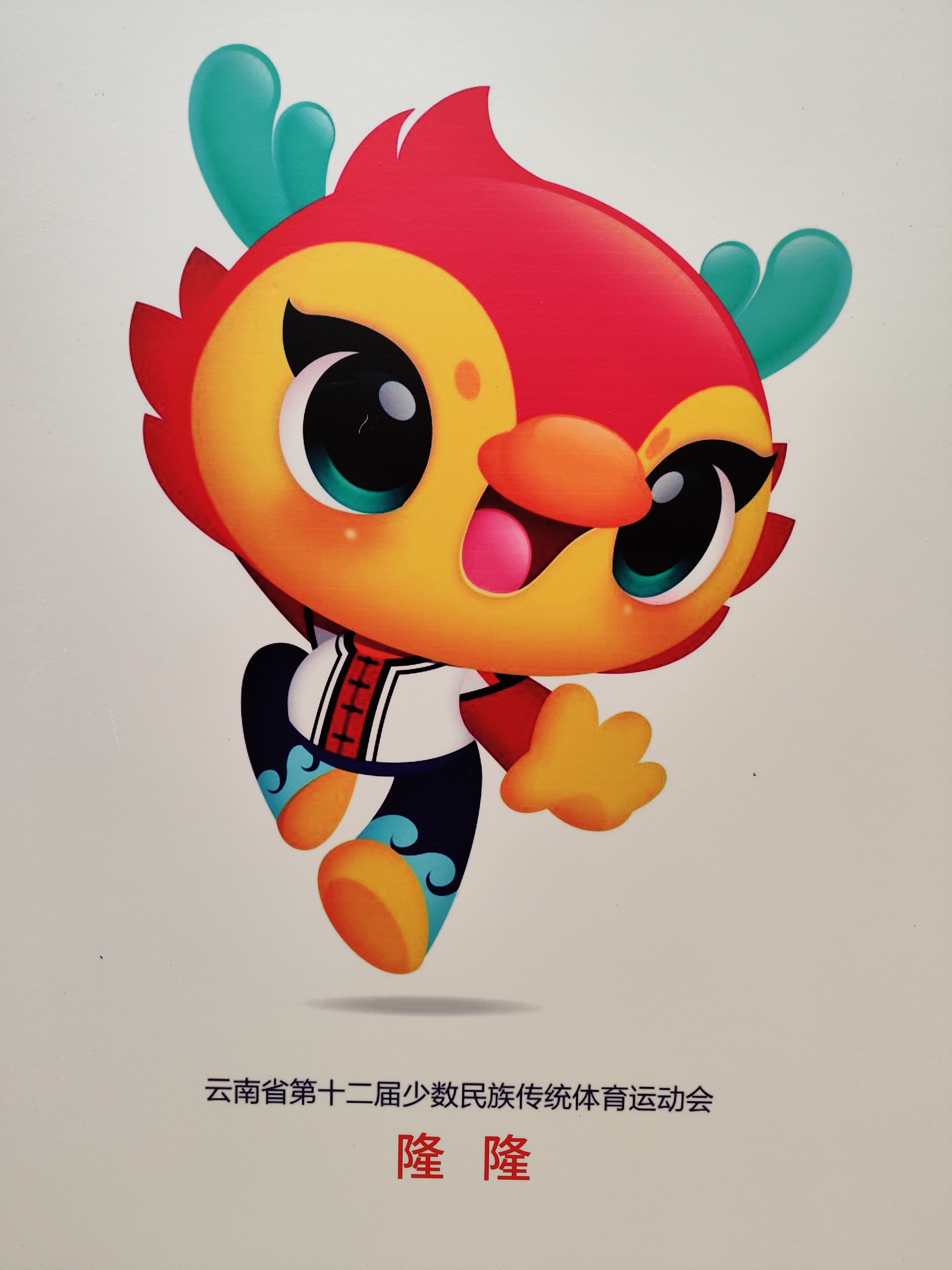 云南省十二届少数民族传统体育运动会会徽,吉祥物发布