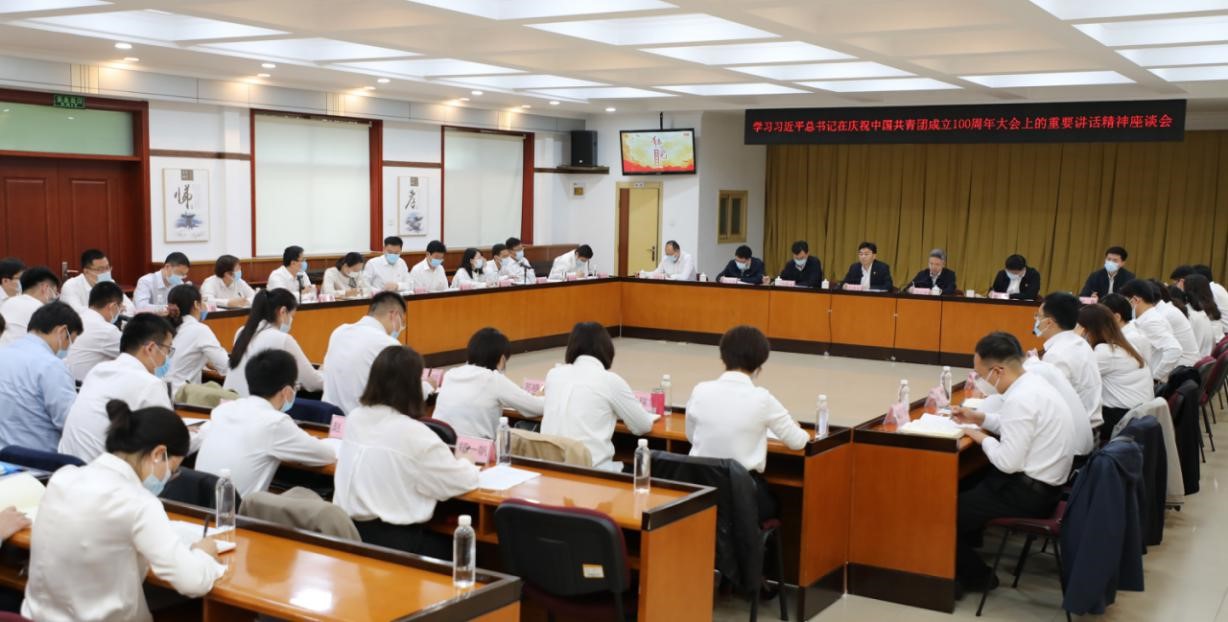 5月12日,团省委、省青联、省学联、省少工委召开座谈会