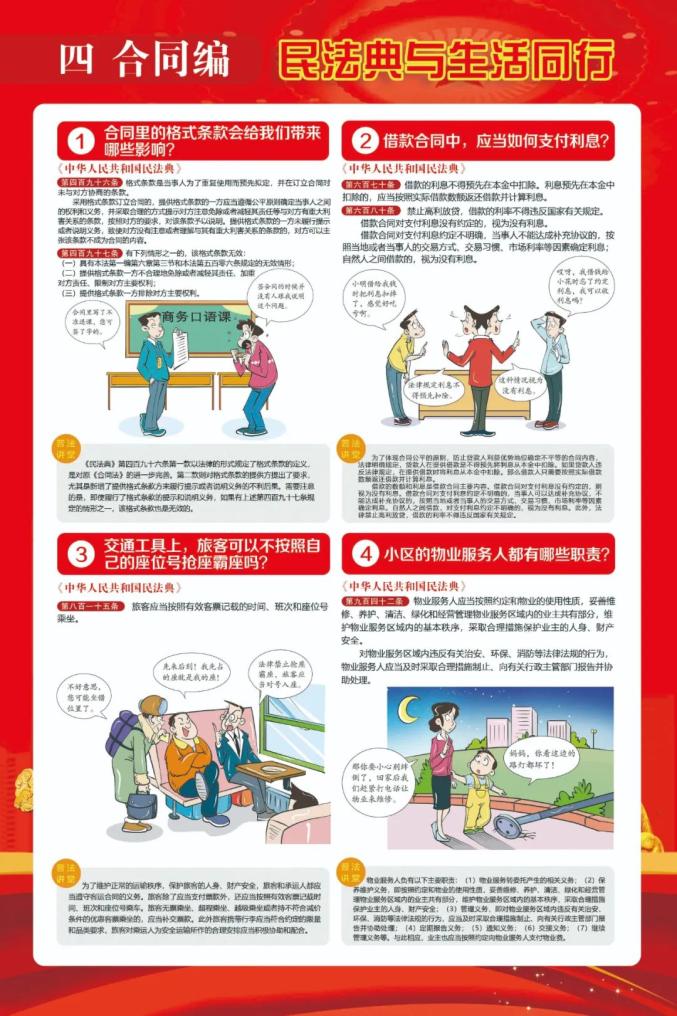 民法典宣传月民法典宣传挂图来啦