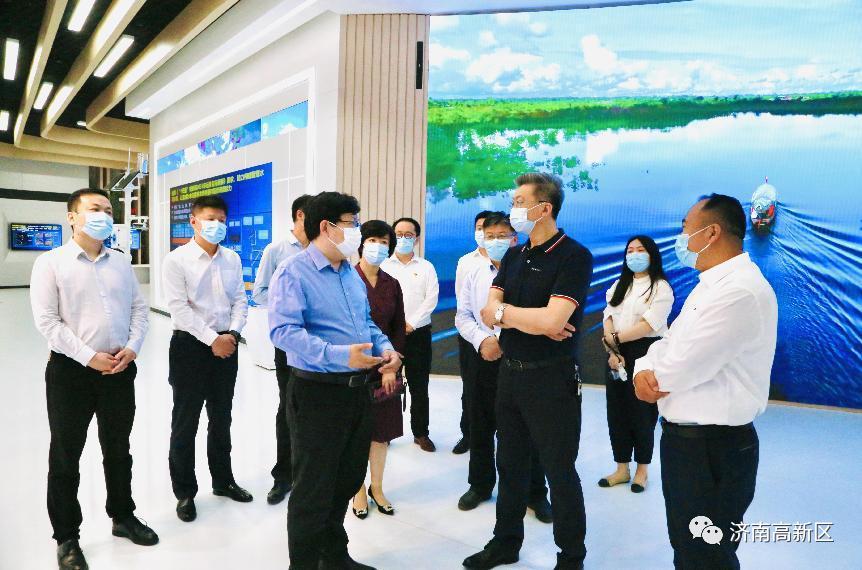 刘国亭一行先后到浪潮集团有限公司,中国重型汽车集团有限公司,华熙