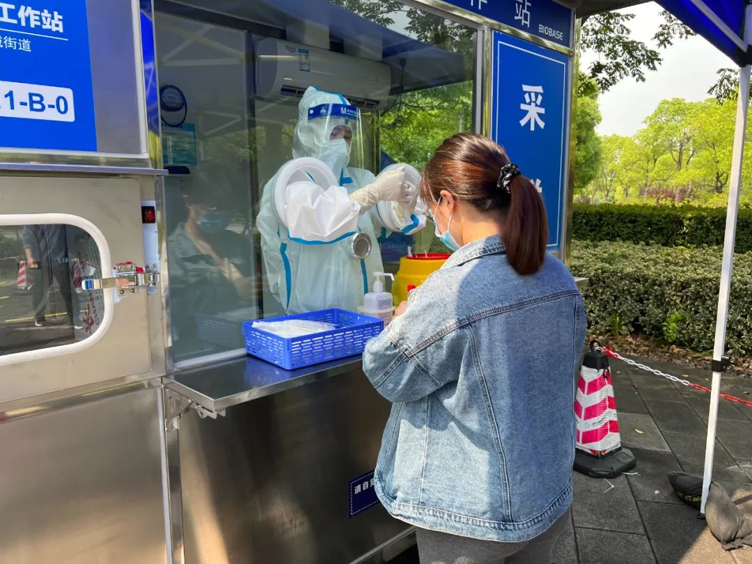 5月底達309個楊浦常態化核酸採樣點陸續開放中