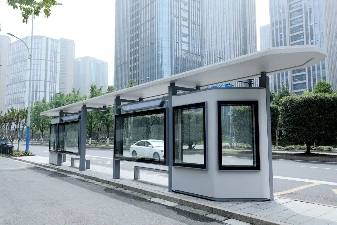 新建31座萧山这里公交候车亭全新上岗