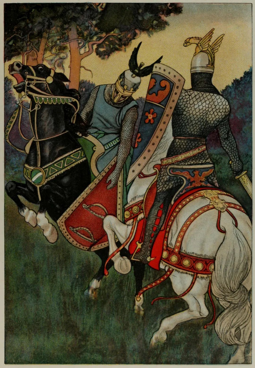 埃德蒙·雷顿《骑士称号授予仪式》
