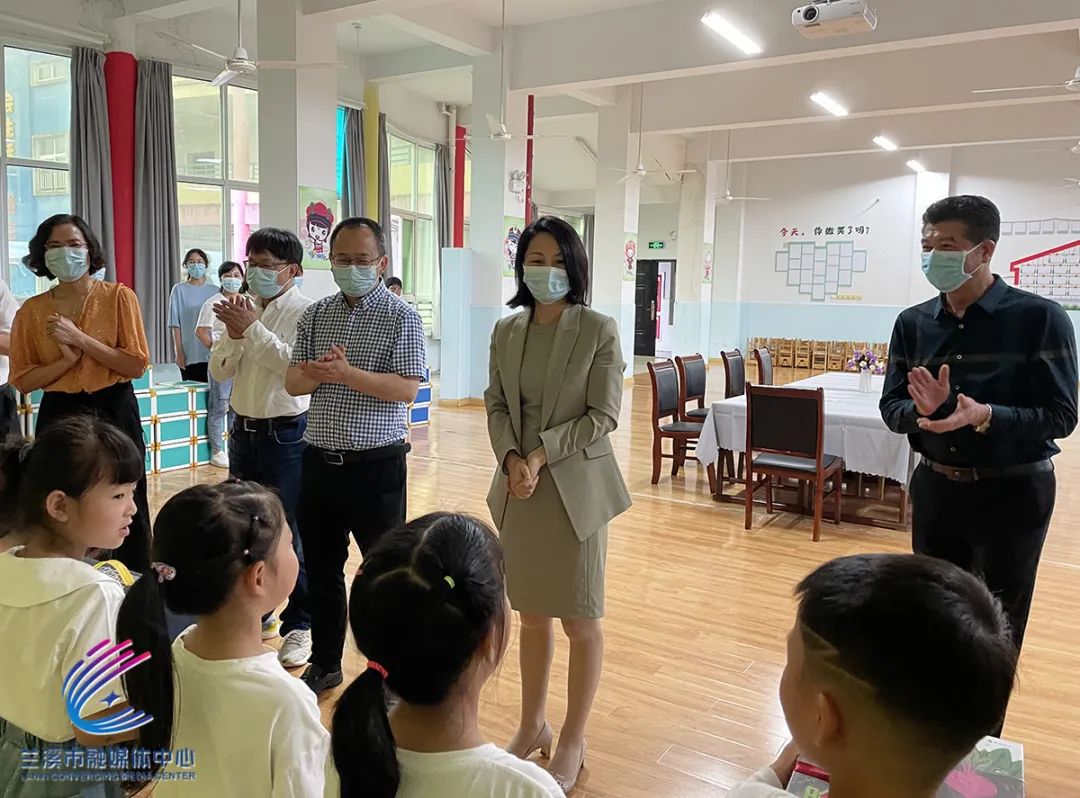 5月30日上午,兰溪市领导吴丽娅,徐建光,陈兴兵,市政府党组成员方建良