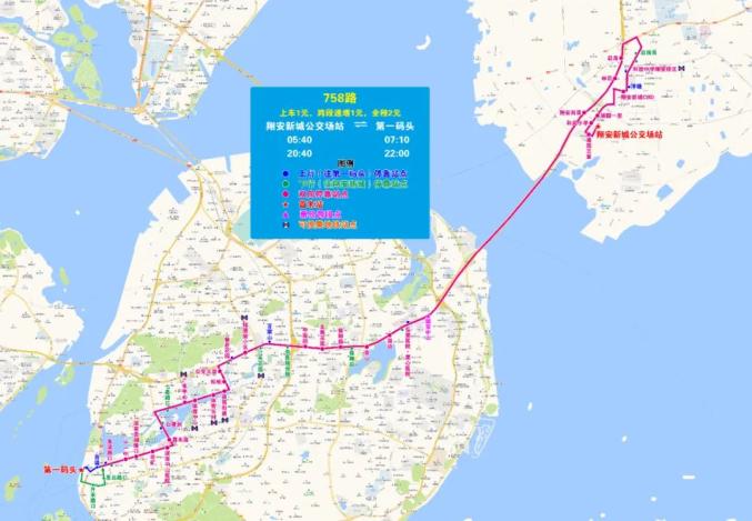 四,8条线路调整首末班时间(一)613路乐海公交场站 首班5:55(原为6:00)