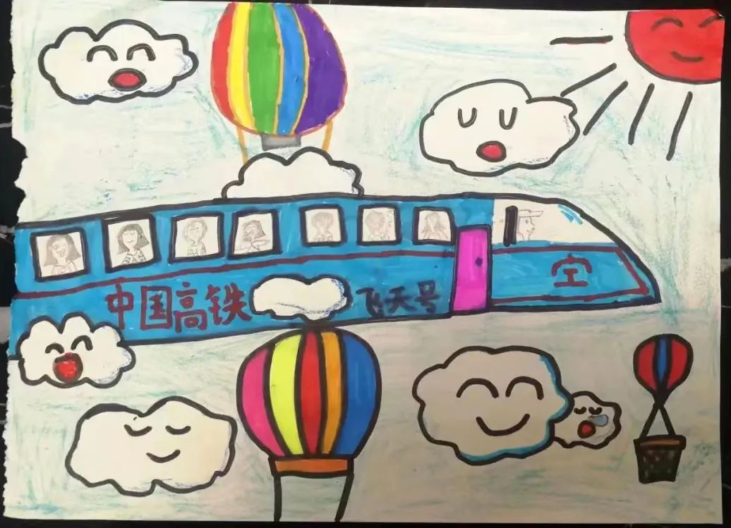 新乡机务段:中国高铁飞天号(漫画)六一,是儿童节属于每个茁壮成长的