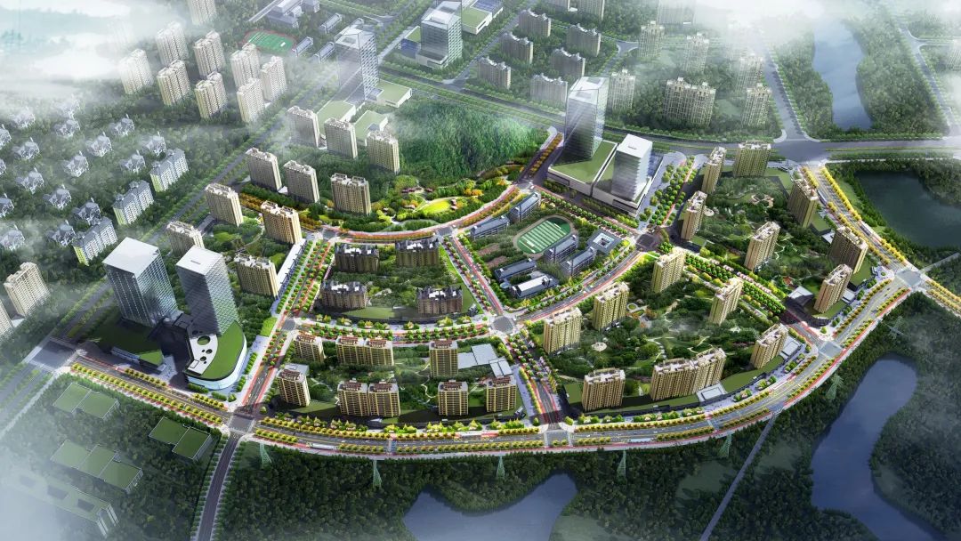空间一体化设计青竹湖项目位于青竹湖路以南,三环线以北,开福大道以东