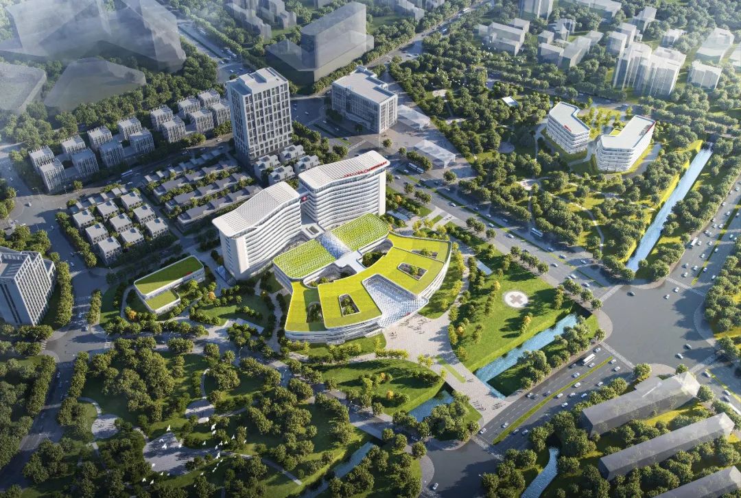 该项目位于长春市西部新城开发区,总建筑面积为12万平方米,总体建设