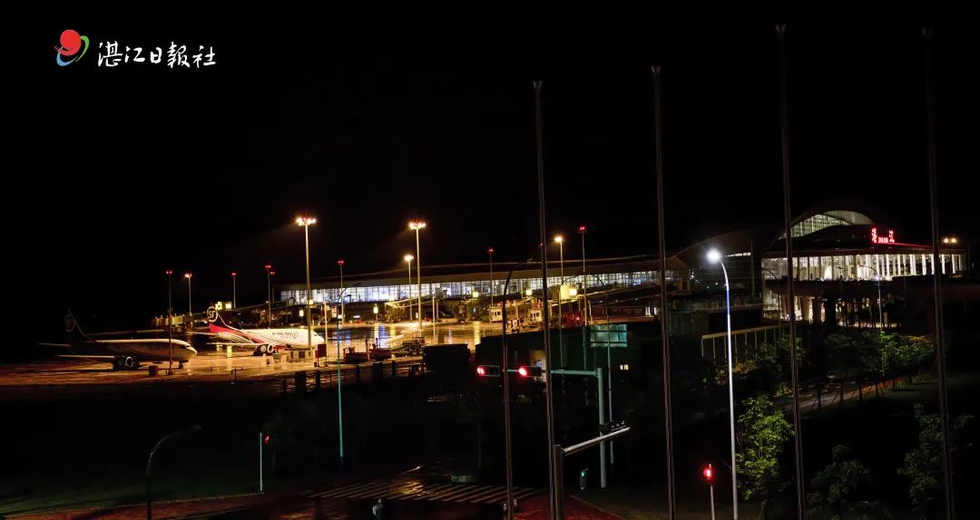 湛江机场图片夜景图片