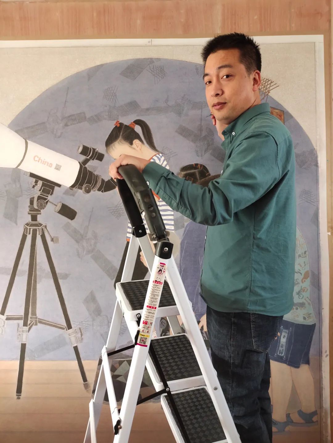 卫星发射的图画